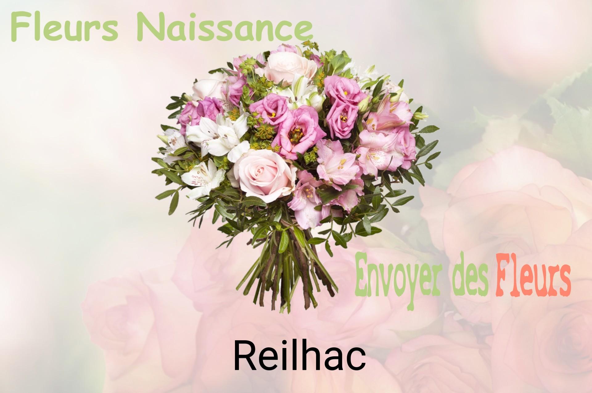 Bouquet de fleurs de naissance livré à Reilhac